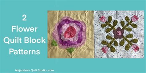 Flower Quilt Block Patterns