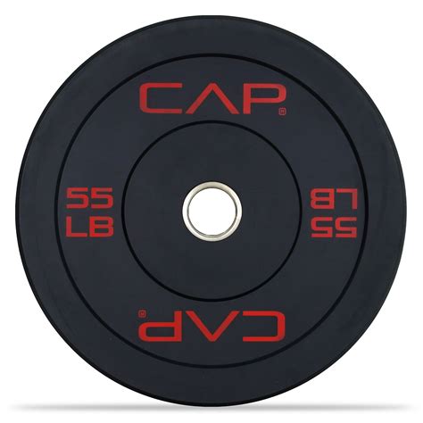 CAP Barbell Olympic Rubber Bumper Plates (Pairs/Singles by sizes) - Walmart.com