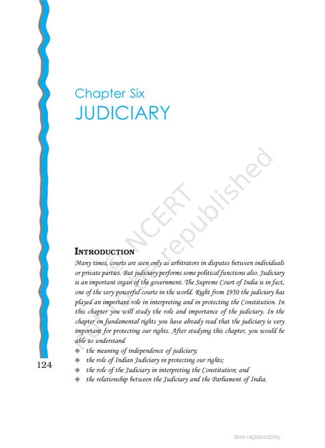 Judiciary LLM Law of Constitution - 124 Indian Constitution at Work ...