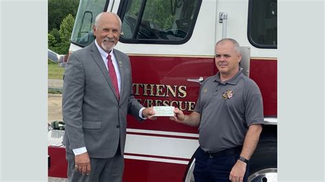 Athens Fire receives over $15,000 in grant money for new AEDs