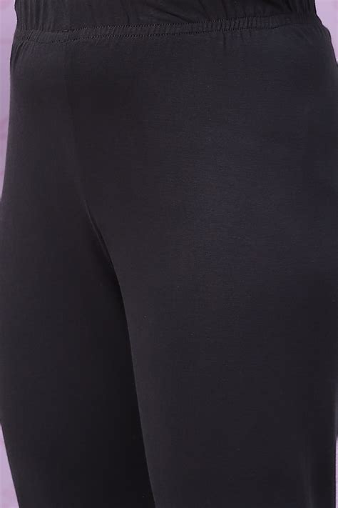 Black Art Silk Straight Kurta Churidar Suit Set