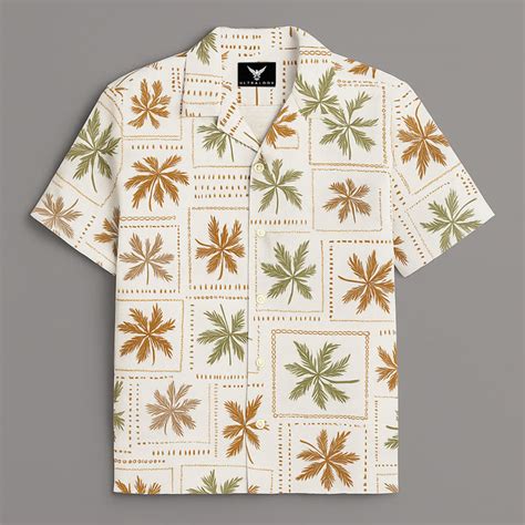 White Printed Half Sleeve Shirt – My Store