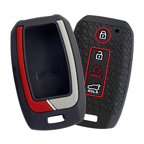 Keycare® Duo Style and DE Series Silicone Key Cover Combo fit for Kia ...