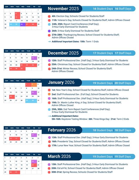 School District of Philadelphia Philasd Calendar 25-26 [Revised ...