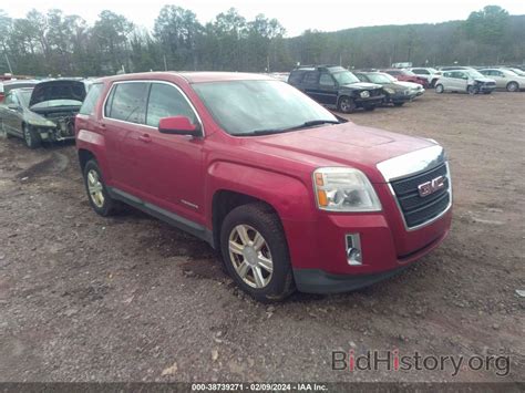 Report 2GKALMEK3E6341229 GMC TERRAIN 2014 Red Flexible Fuel - price and damage history