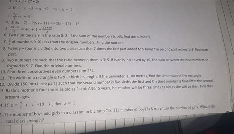 Solve the worksheet. - Brainly.in