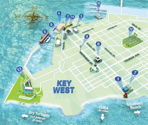 Key West Map Printable - Printable Calendars AT A GLANCE