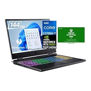 MUX Acer Nitro 5 15.6" Gaming Laptop 12th Intel Core i7-12700H(14-Core ...
