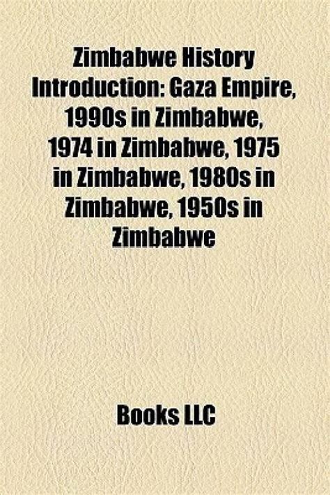 Zimbabwe History Introduction: Buy Zimbabwe History Introduction by ...