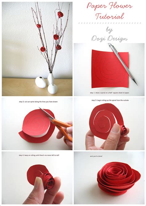 Image result for DIY Paper Flower Tutorial