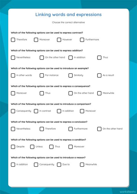 Image result for Linking Worksheets