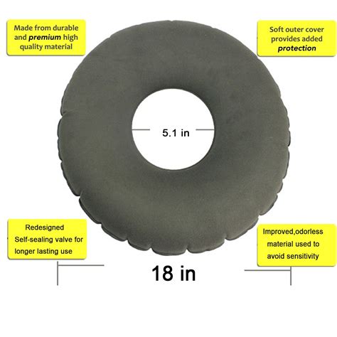 Buy The Original Butt Donut Cushion -Inflatable Donut Pillow 15 Inch ...
