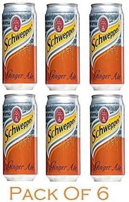 Schweppes Ginger Ale, Pack of 6 Can Price in India - Buy Schweppes ...