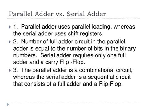 Image result for Serial and Parallel Adder