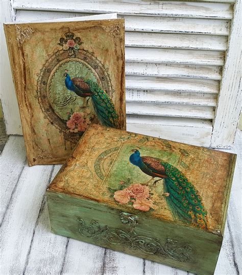 Peacock Gift Box Tutorial 的图像结果