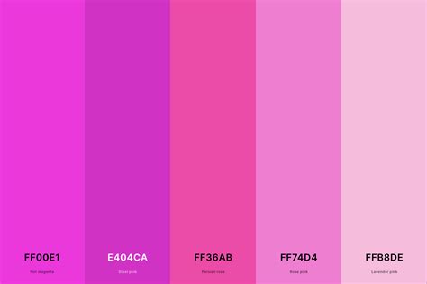 Pink Purple Color Palette