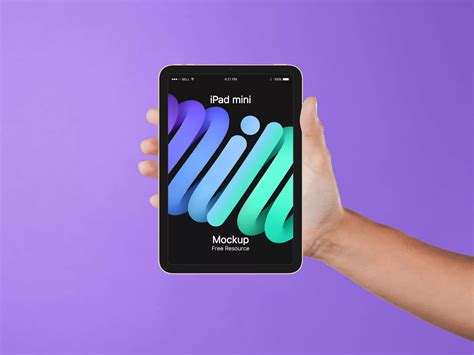 iPad Mini Mockup PSD in Hand