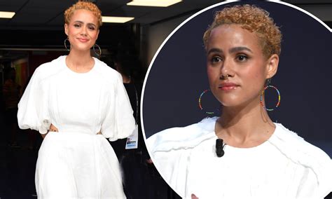 Nathalie Emmanuel swaps acting for activism as she attends climate ...