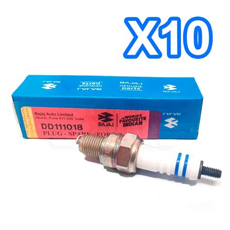 10 Bujias Motos Boxer 150 / Platina / Discover 125 / 150 / Pulsar NS ...