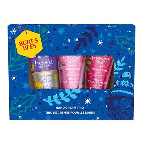 Burt's Bees Hand Cream Trio Holiday Gift Set - Shea Butter Hand Creams ...