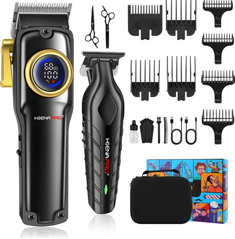 Amazon.com: HIENA PRO Professional Hair Clippers Set for Men Cordless ...