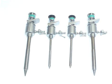 Laproscopy Blunt Tip Trocar 5mm And 10mm 4pcs ADDLER : Amazon.in ...