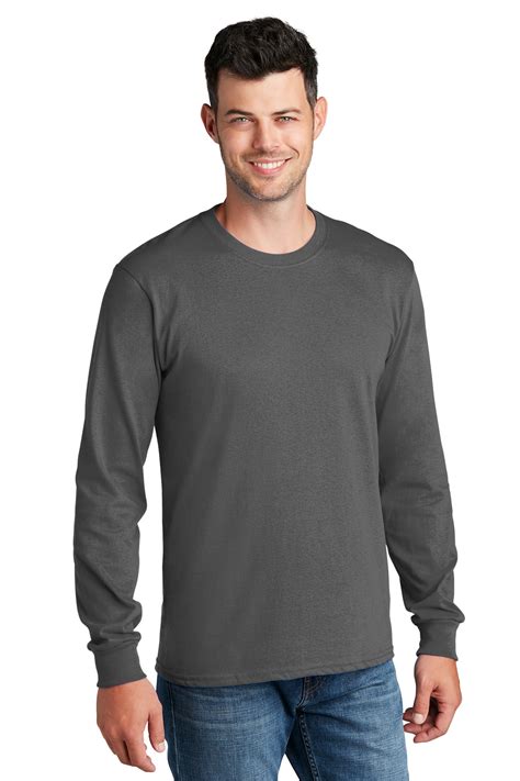 Port & Company Long Sleeve Core Cotton Tee | Product | SanMar