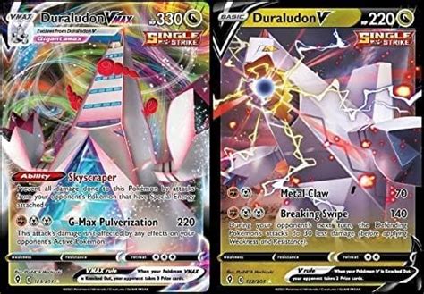 Buy Duraludon V & Vmax - Evolving Skies - Pokemon Ultra Rare Lot - 122/ ...
