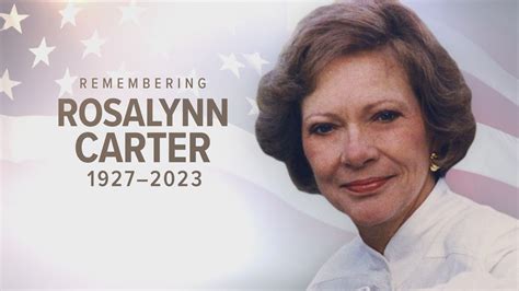 Rosalynn Carter, former first lady, dead at 96 | khou.com
