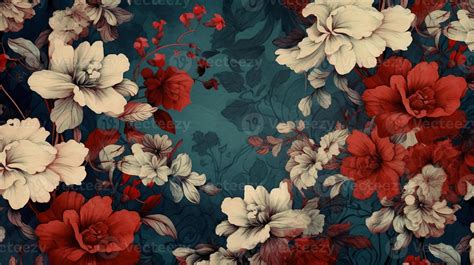 Elegant and vintage floral wallpaper pattern. 24173394 Stock Photo at ...