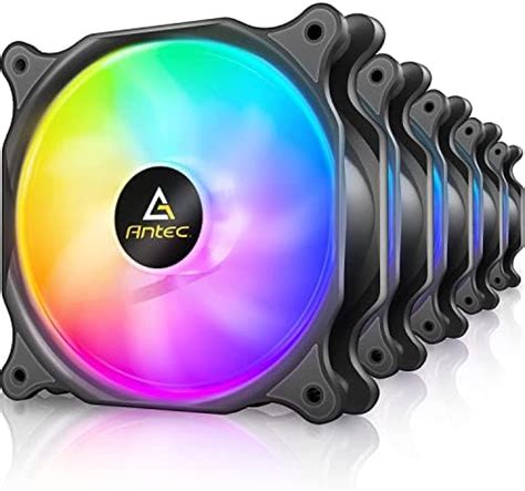 Antec 120mm Case Fan, RGB Case Fans, 5 Packs RGB Fans, PC Fan, 4-PIN ...