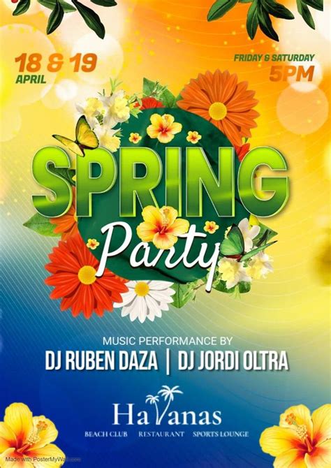 Spring Party with DJs , Los Almendros, 1, A, 03710 Calp, Alicante, Los ...