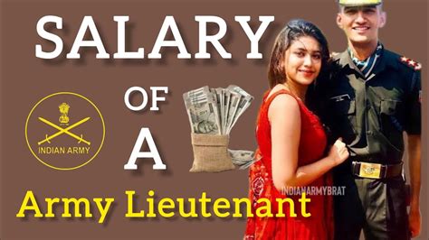 Salary of Lieutenant in Indian Army ||Lieutenant ki salary kitni hoti ...
