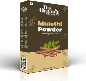 The Organic Company Mulethi Powder For Dark Circles | Eating | Edible ...