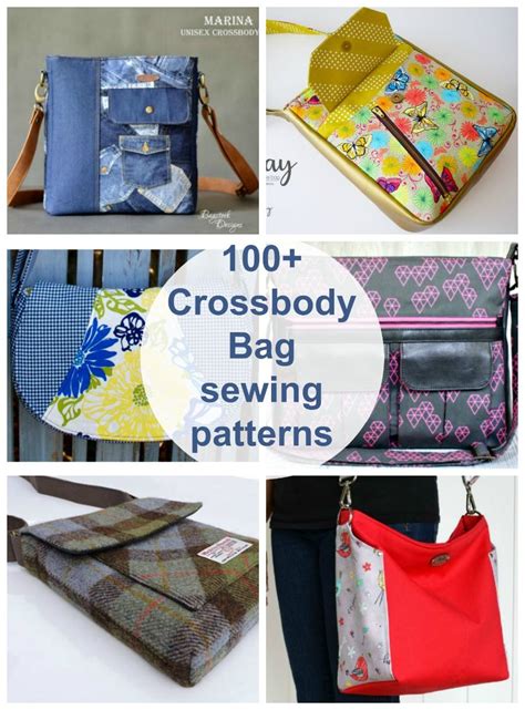 Best 13 Crossbody bag sewing patterns. 100+ sewing patterns for bags to wear on your shoulder or ...