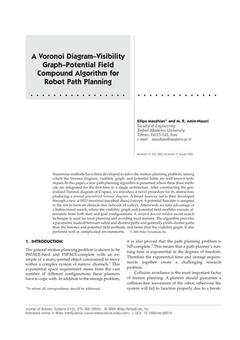 Image result for Visibility Graph Path Planning