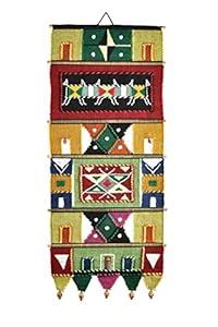 Varunavi Handloom Cotton Wall Hanging for Home Decor 21 Tapestry Wall ...