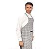 Buy Switchon Cotton Kitchen Apron with Cap in Black and white Checks ...