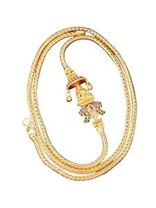 Buy RPRM Gold Copper Gold Plated and American Diamond Mugappu Chains ...
