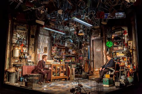Amazing stage set from American Buffalo starring Damien Lewis and John ...
