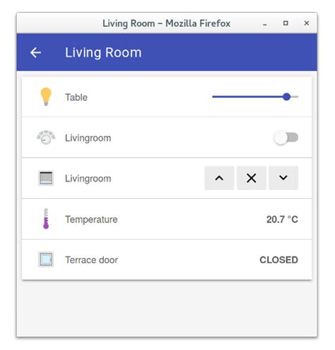 Image result for openHAB Basic UI Condensed Layout