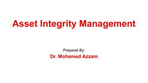 Image result for Asset Integrity Management Process Table