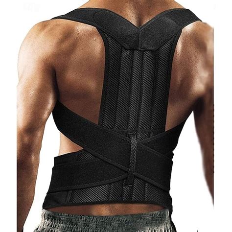 Adjustable Posture Corrector Back Support Shoulder Back Brace Posture ...