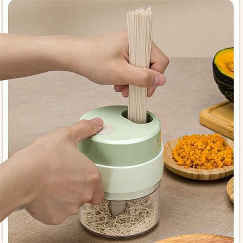 4 In 1 Multifunctional Electric Vegetable Chopper/Slicer Set – Little ...