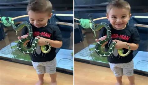 वीडियो बनाने के लिए खतरे में डाली छोटे से बच्चे की जान, हाथ में थमा ...