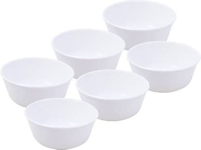 Wonder Plastic Sigma 500 Microwave Safe Bowls, Set of 6 pc Bowl 450 ml ...