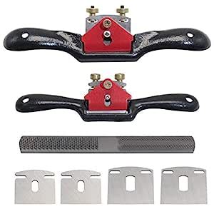 KOOTANS 2pcs 9" 10" Adjustable Spokeshave with Flat Base, 4pcs ...