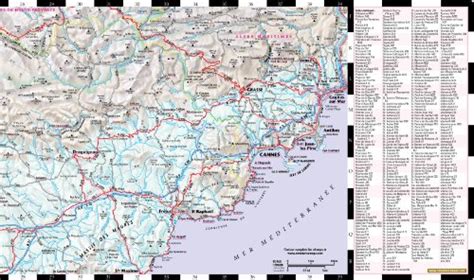 Streetwise Provence Map - Laminated Regional Road Map of Provence ...