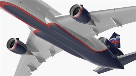 McDonnell Douglas MD11 Tri Jet Airliner Aeroflot Rigged 3D Model $199 ...