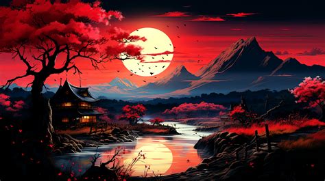 Moonlit Blood Blossoms | Desktop background nature, Hd nature wallpapers, Scenery wallpaper